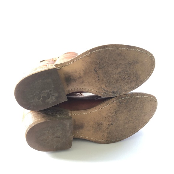 Vintage Texas Made In USA Cowboy Embroidered Boots - Picture 5 of 13